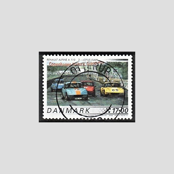 FRIMRKER DANMARK | 2006 - AFA 1473 - Klassiske racerbiler - 17,00 Kr. Lotus Elan - Pragt Stemplet