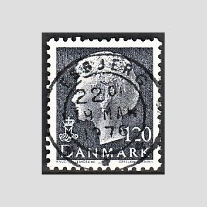 FRIMRKER DANMARK | 1974 - AFA 564 - Dronning Margrethe - 120 re grbl - Pragt Stemplet Esbjerg