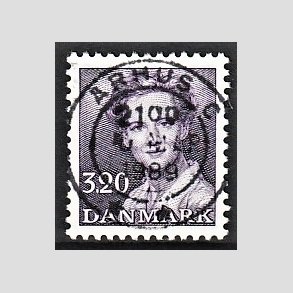 FRIMRKER DANMARK | 1988 - AFA 896 - Dronning Margrethe - 3,20 Kr. violet - Pragt Stemplet
