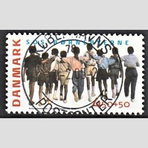 FRIMRKER DANMARK | 2005 - AFA 1416 - SOS-Brnebyerne - 4,50 + 0,50 Kr. flerfarvet - Pragt Stemplet