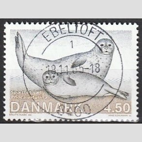 FRIM�RKER DANMARK | 2005 - AFA 1451 - S�ler i Danmark - 4,50 Kr. sp�ttet s�l - Pragt Stemplet