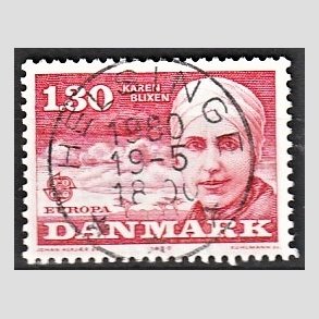FRIMRKER DANMARK | 1980 - AFA 695 - Europamrker - 1,30 Kr. rd - Pragt Stemplet