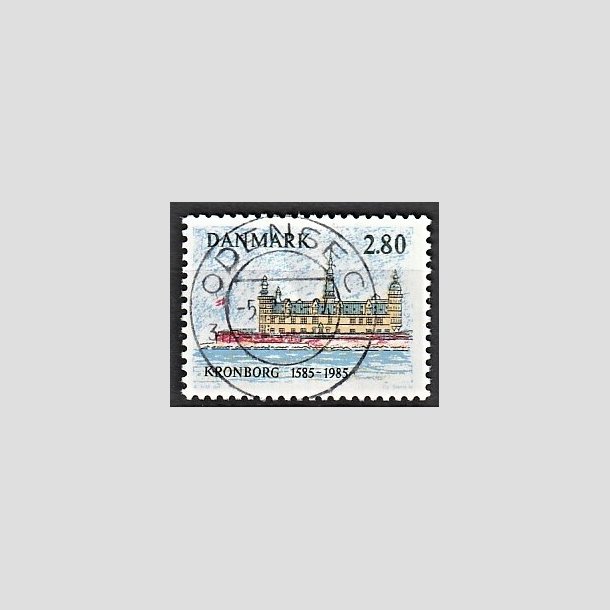 FRIMRKER DANMARK | 1985 - AFA 840 - Kronborg Slot 400 r - 2,80 Kr. flerfarvet - Pragt Stemplet