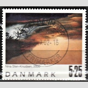 FRIMRKER DANMARK | 2000 - AFA 1262 - Frimrkekunst 3. - 5,25 Kr. 2000 - Pragt Stemplet