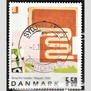 FRIMRKER DANMARK | 2005 - AFA 1439 - Frimrkekunst 8. - 5,50 Kr. Anna Fro Vodder - Pragt Stemplet