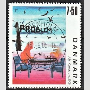 FRIMRKER DANMARK | 2005 - AFA 1441 - Frimrkekunst 8. - 7,50 Kr. John Krner - Pragt Stemplet