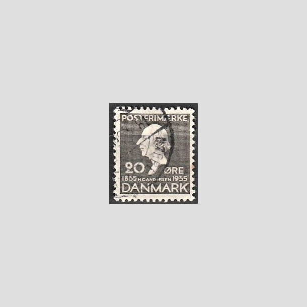 FRIMRKER DANMARK | 1935 - AFA 227 - H. C. Andersen 20 re gr - Stemplet