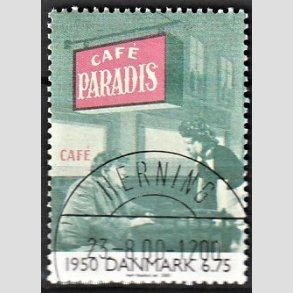 FRIMRKER DANMARK | 2000 - AFA 1259 - 1900 tallet serie 3 - 6,75 Kr. Dansk film - Pragt Stemplet