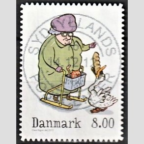 FRIM�RKER DANMARK | 2011 - AFA 1683a - Vintereventyr - 8,00 Kr. flerfarvet - Pragt Stemplet