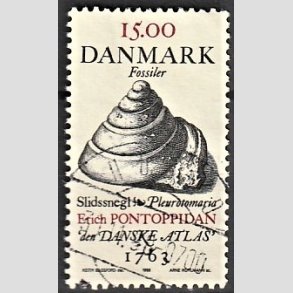 FRIM�RKER DANMARK | 1998 - AFA 1194 - Fossiler - 15,00 Kr. flerfarvet - Lux Stemplet Hobro