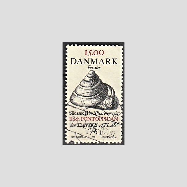 FRIMRKER DANMARK | 1998 - AFA 1194 - Fossiler - 15,00 Kr. flerfarvet - Lux Stemplet Hobro