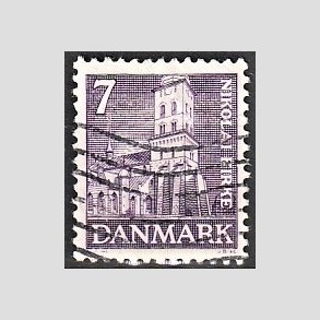 FRIM�RKER DANMARK | 1936 - AFA 230 - Reformationen 7 �re violet - Stemplet