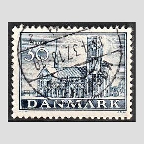 FRIM�RKER DANMARK | 1936 - AFA 233 - Reformationen 30 �re bl� - Stemplet