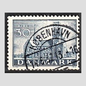 FRIM�RKER DANMARK | 1936 - AFA 233 - Reformationen 30 �re bl� - Stemplet