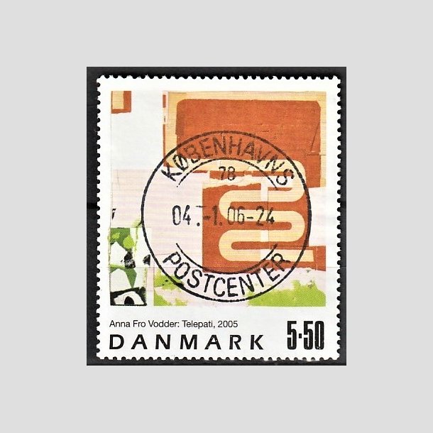 FRIMRKER DANMARK | 2005 - AFA 1439 - Frimrkekunst 8. - 5,50 Kr. Anna Fro Vodder - Pragt Stemplet