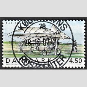 FRIM�RKER DANMARK | 2006 - AFA 1478 - Ellehammer - 4,50 Kr. flerfarvet - Pragt Stemplet