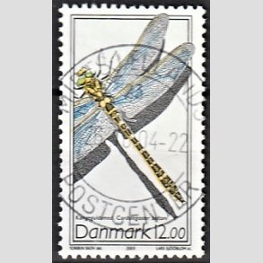 FRIM�RKER DANMARK | 2003 - AFA 1354 - Instekter. - 12,00 Kr. Kongeguldsmed - Pragt Stemplet