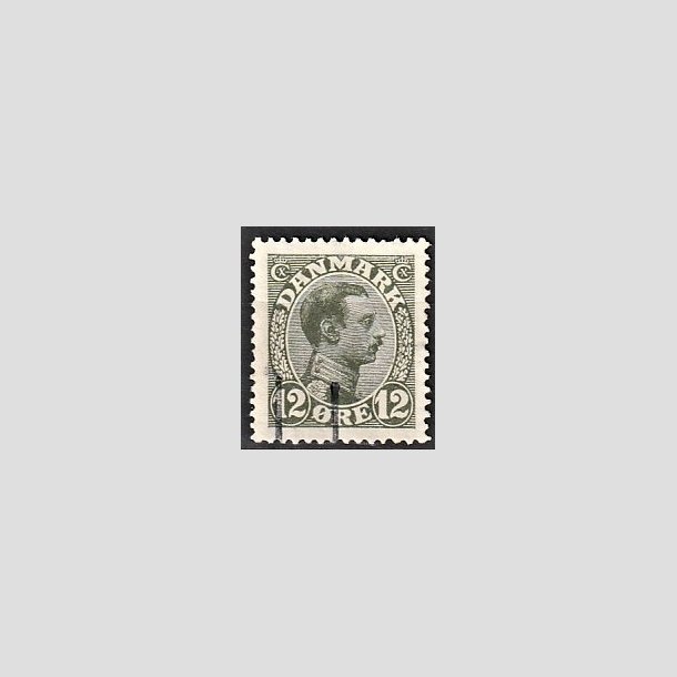 FRIMRKER DANMARK | 1918-20 - AFA 100 - Chr. X 12 re oliven - Stemplet