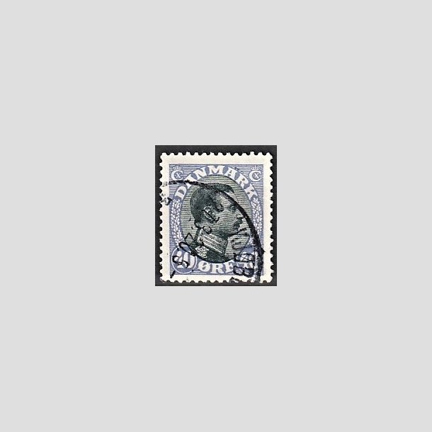 FRIMRKER DANMARK | 1918-20 - AFA 105a - Chr. X 40 re bllilla/sort - Stemplet