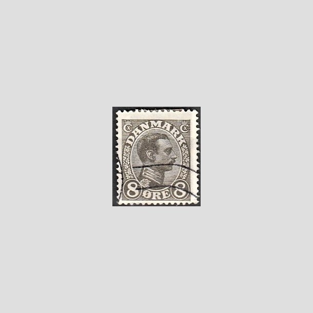 FRIMRKER DANMARK | 1918-20 - AFA 099 - Chr. X 8 re gr - Stemplet