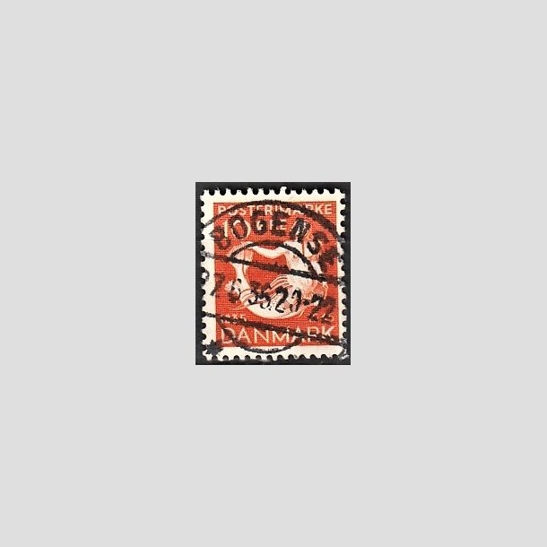 FRIMRKER DANMARK | 1935 - AFA 225 - H. C. Andersen 10 re orange - Pragt Stemplet