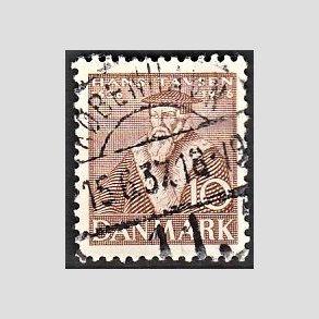 FRIM�RKER DANMARK | 1936 - AFA 231 - Reformationen 10 �re brun - Lux Stemplet