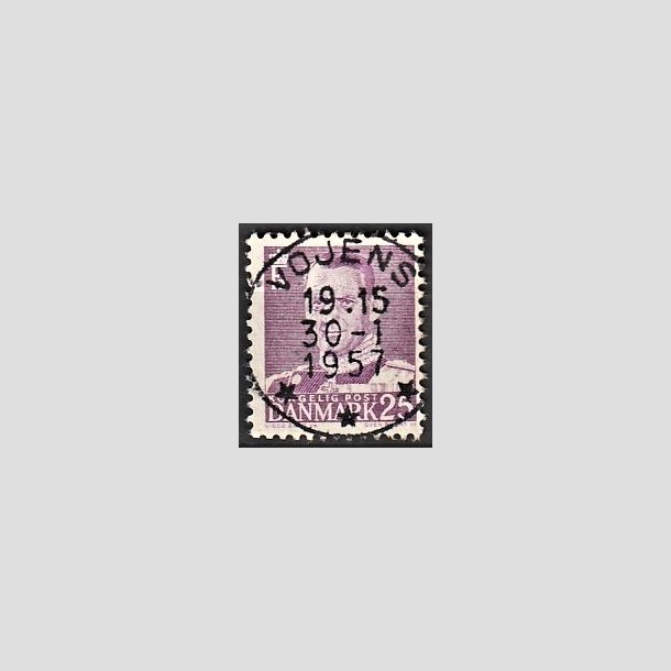 FRIMRKER DANMARK | 1955 - AFA 360 - Fr. IX 25 re violet - Lux Stemplet