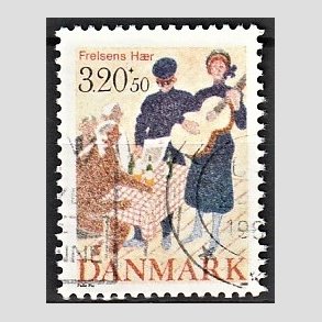 FRIMRKER DANMARK | 1989 - AFA 933 - Frelsens Hr. - 3,20 Kr. + 50 re flerfarvet - Alm. god gennemsnitskvalitet - Stemplet (Photo eksempel)
