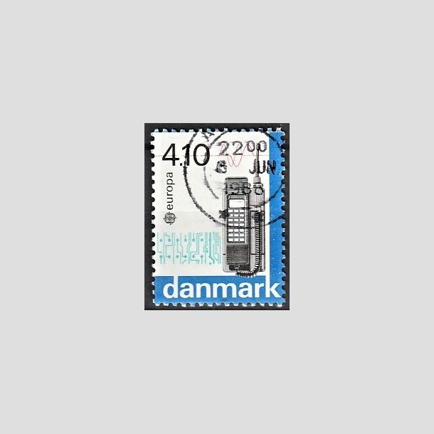 FRIMRKER DANMARK | 1988 - AFA 912 - Transport og Kommunikation - 4,10 Kr. flerfarvet - Alm. god gennemsnitskvalitet - Stemplet (Photo eksempel)