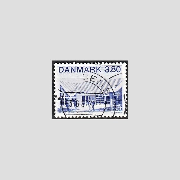 FRIMRKER DANMARK | 1987 - AFA 883 - Europamrker, arkitektur - 3,80 Kr. bl - Alm. god gennemsnitskvalitet - Stemplet (Photo eksempel)