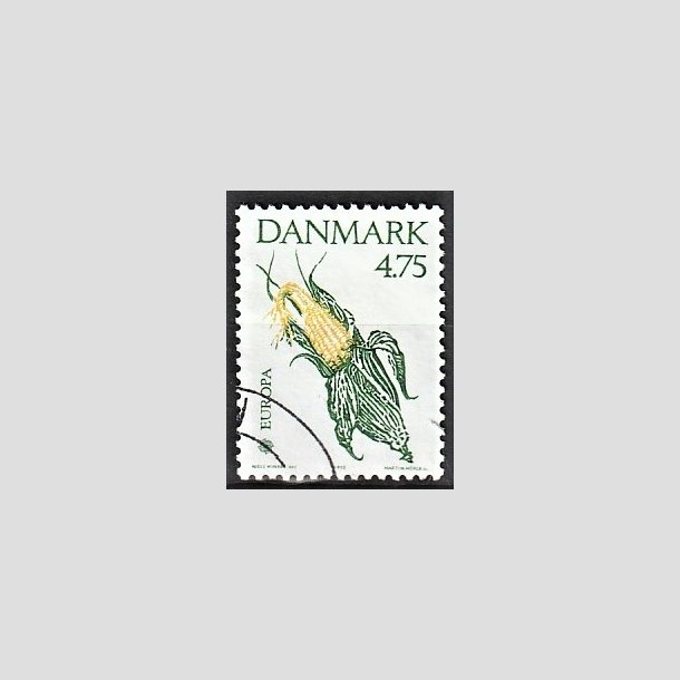 FRIMRKER DANMARK | 1992 - AFA 1015 - Columbus/Amerika 500 r. - 4,75 Kr. rd/gul - Alm. god gennemsnitskvalitet - Stemplet (Photo eksempel)