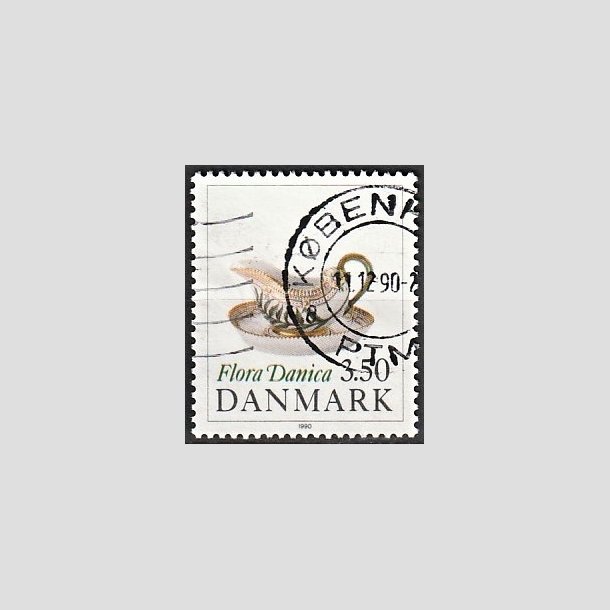 FRIMRKER DANMARK | 1990 - AFA 967 - Flora Danica 200 r - 3,50 Kr. flerfarvet - Alm. god gennemsnitskvalitet - Stemplet (Photo eksempel)