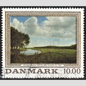 FRIMRKER DANMARK | 1993 - AFA 1033 - Maleriserie 5. - 10,00 Kr. P. C. Skovgaard - Alm. god gennemsnitskvalitet - Stemplet (Photo eksempel)