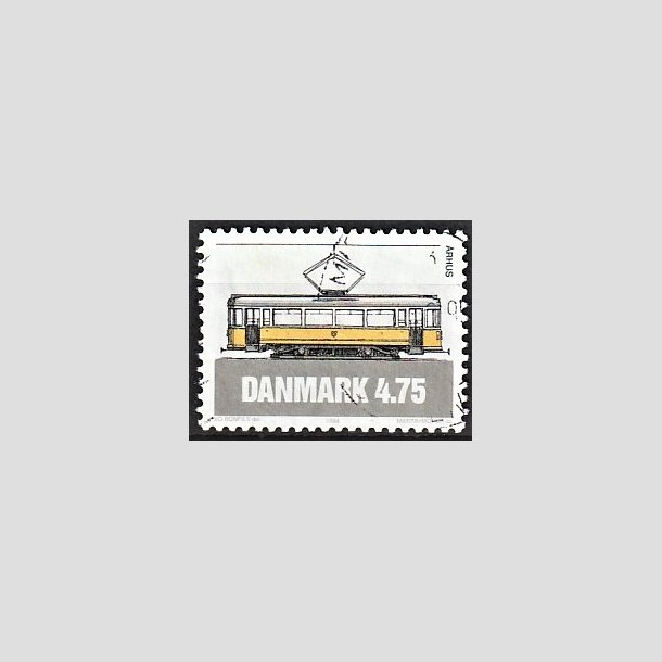 FRIMRKER DANMARK | 1994 - AFA 1071 - Sporvogne - 4,75 Kr. flerfarvet - Alm. god gennemsnitskvalitet - Stemplet (Photo eksempel)