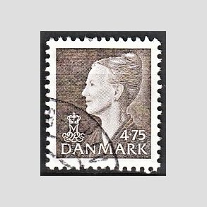 FRIMRKER DANMARK | 1997 - AFA 1153 - Dronning Margrethe - 4,75 Kr. brun - Alm. god gennemsnitskvalitet - Stemplet (Photo eksempel)