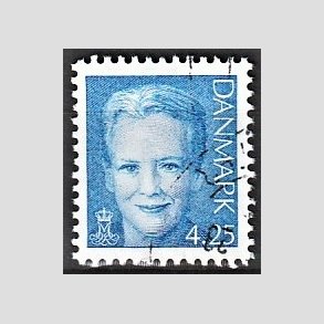 FRIMRKER DANMARK | 2000 - AFA 1243 - Dronning Margrethe - 4,25 Kr. bl - Alm. god gennemsnitskvalitet - Stemplet (Photo eksempel)