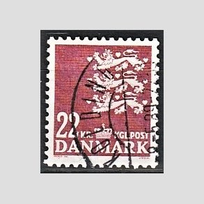 FRIMRKER DANMARK | 1987 - AFA 876 - Rigsvben - 22,00 Kr. matrd - Alm. god gennemsnitskvalitet - Stemplet (Photo eksempel)