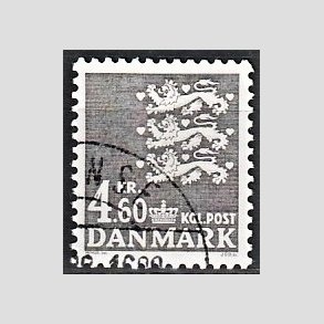 FRIMRKER DANMARK | 1988 - AFA 899 - Rigsvben - 4,60 Kr. gr - Alm. god gennemsnitskvalitet - Stemplet (Photo eksempel)