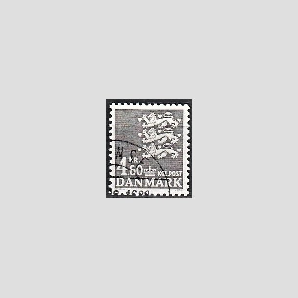 FRIMRKER DANMARK | 1988 - AFA 899 - Rigsvben - 4,60 Kr. gr - Alm. god gennemsnitskvalitet - Stemplet (Photo eksempel)