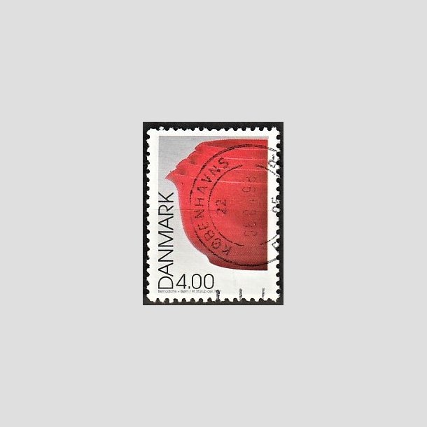 FRIMRKER DANMARK | 1997 - AFA 1161 - Dansk Design - 4,00 Kr. Margretheskle - Alm. god gennemsnitskvalitet - Stemplet (Photo eksempel)