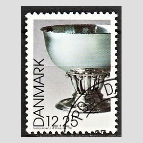 FRIMRKER DANMARK | 1997 - AFA 1163 - Dansk Design - 12,25 Kr. Georg Jensen - Alm. god gennemsnitskvalitet - Stemplet (Photo eksempel)