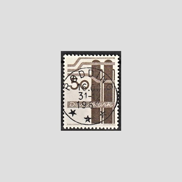 FRIMRKER DANMARK | 1968 - AFA 474 - Danmarks industri - 50 re brun - Pragt Stemplet