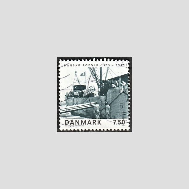 FRIMRKER DANMARK | 2005 - AFA 1436 - Danske sfolk 1939-1945 - 7,50 Kr. Avanca - Alm. god gennemsnitskvalitet - Stemplet (Photo eksempel)