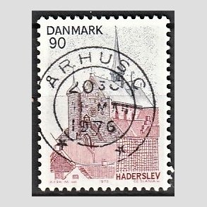FRIM�RKER DANMARK | 1975 - AFA 598 - S�nderjylland - 90 �re r�d/brun/m�rkbl� - Pragt Stemplet