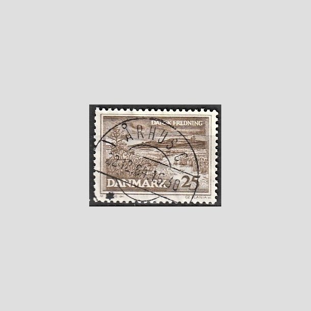 FRIMRKER DANMARK | 1964 - AFA 428 - Karup  - 25 re brun - Pragt Stemplet rhus C