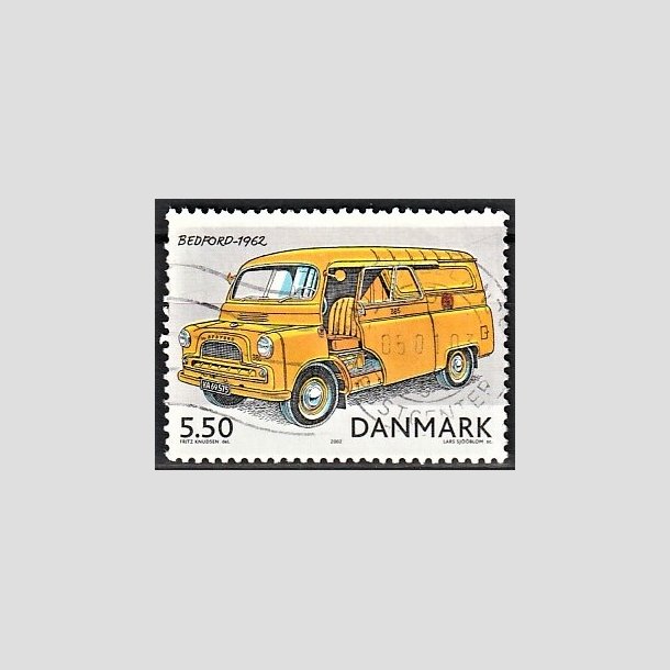 FRIMRKER DANMARK | 2002 - AFA 1322 - Postkretjer - 5,50 Kr. Bedford - Alm. god gennemsnitskvalitet - Stemplet (Photo eksempel)