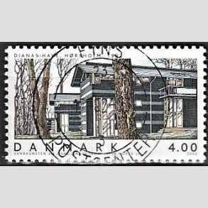 FRIM�RKER DANMARK | 2002 - AFA 1332 - Danske boliger I. - 4,00 Kr. Dianas Have - Pragt Stemplet