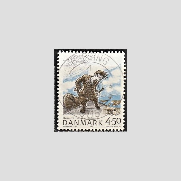 FRIMRKER DANMARK | 2004 - AFA 1384 - Heimdal - 4,50 Kr. flerfarvet - Pragt Stemplet