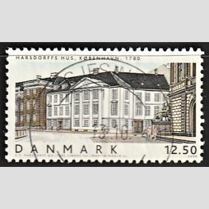 FRIM�RKER DANMARK | 2004 - AFA 1381 - Danske boliger III. - 12,50 Kr. flerfarvet - Pragt Stemplet