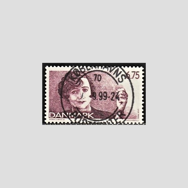 FRIMRKER DANMARK | 1999 - AFA 1215 - Dansk revy - 6,75 Kr. lilla - Pragt Stemplet